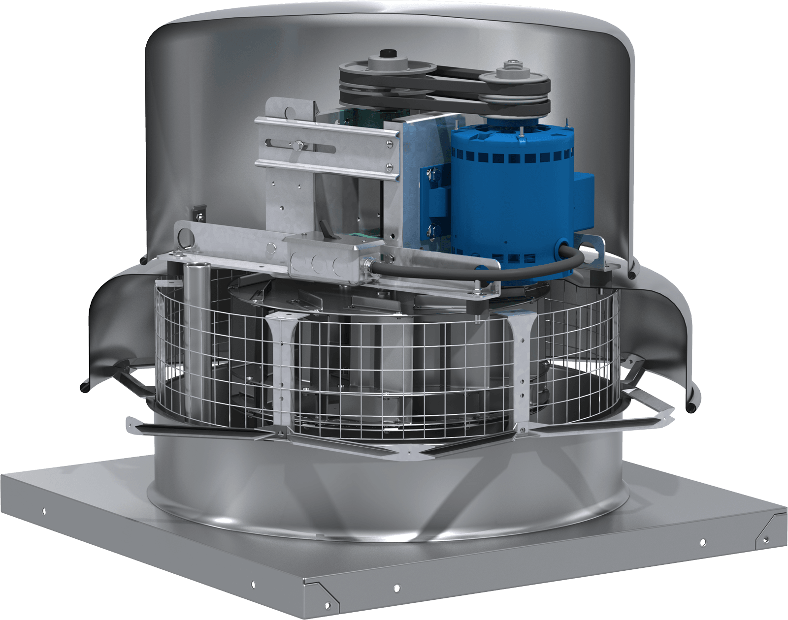 Belt Drive Downblast Exhaust Fan - XREB | Accurex